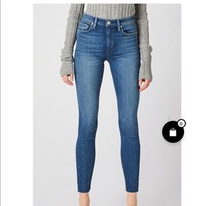 Hudson medium wash high waisted jeans